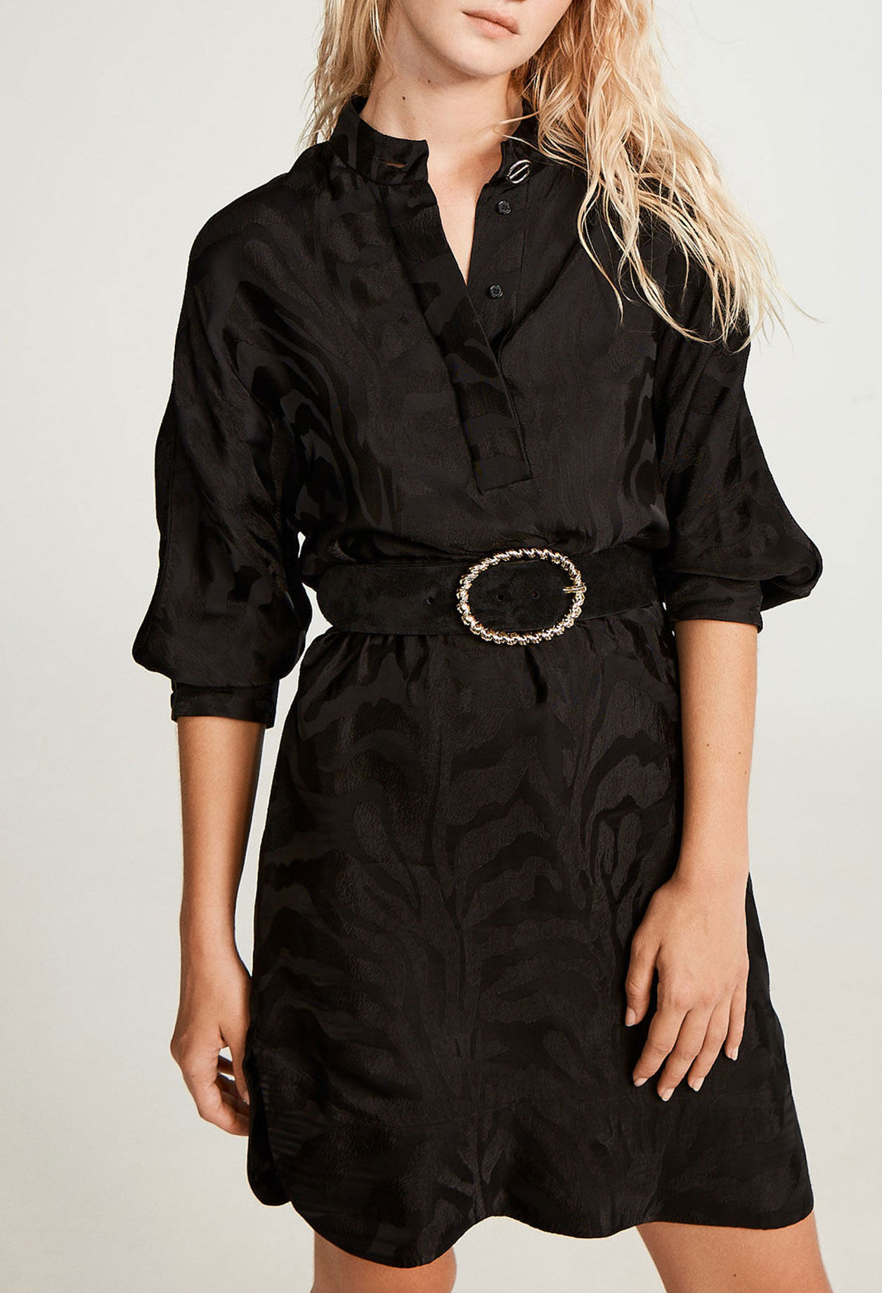 Black satin dress Black satin dress