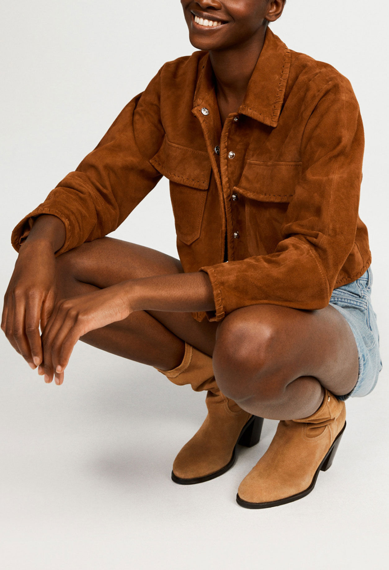 Eco-friendly suede jacket Eco-friendly suede jacket