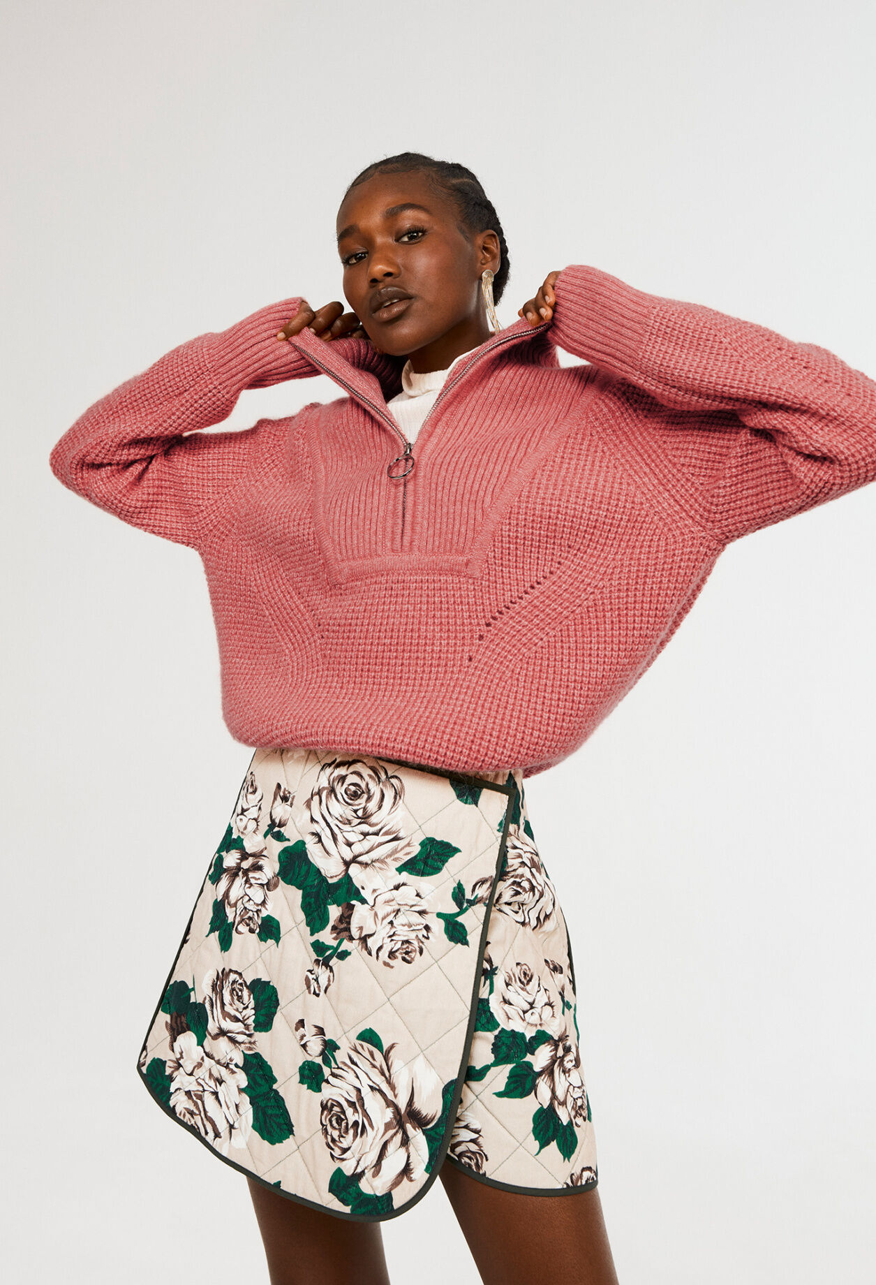 Zip-up pullover Zip-up pullover