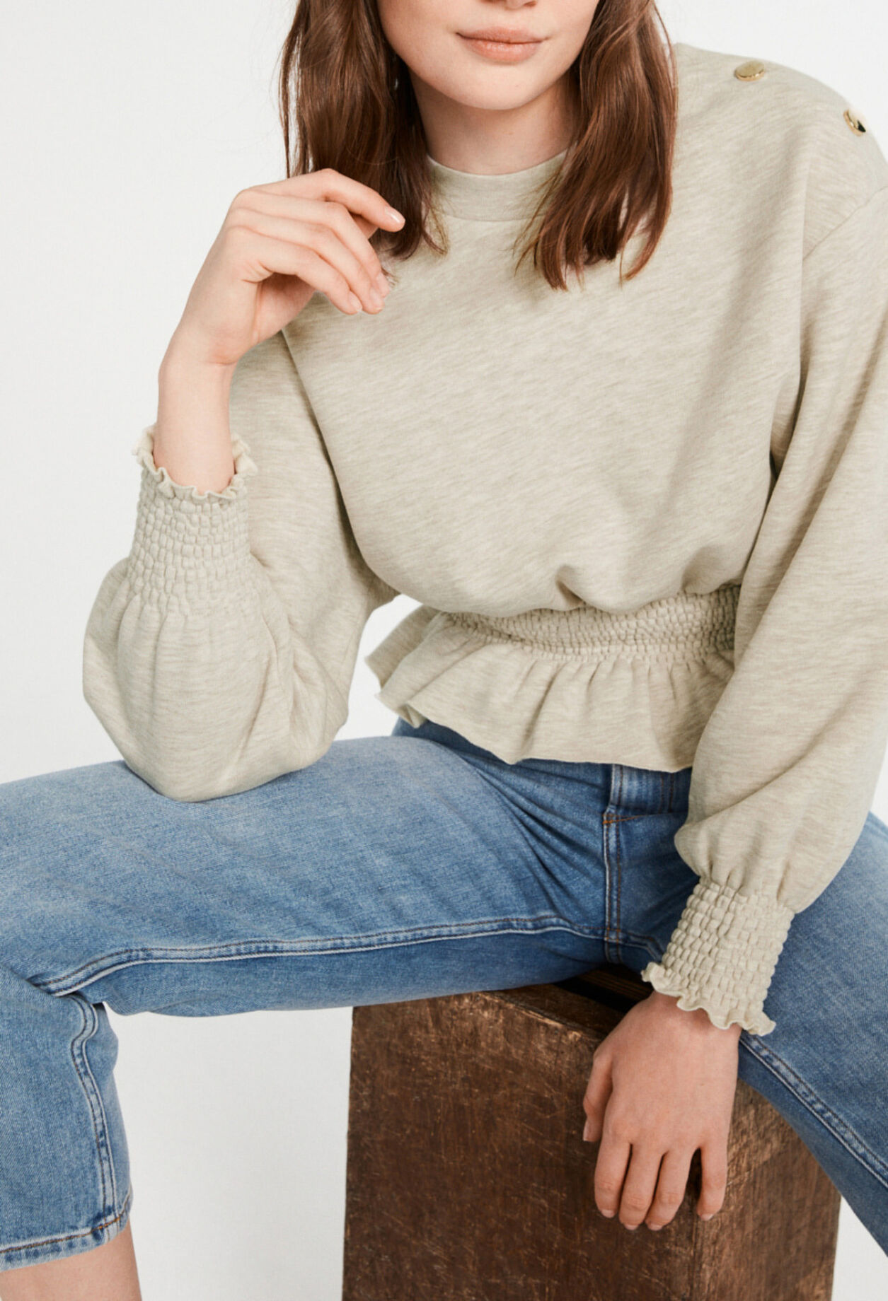 Grey sweatshirt Grey sweatshirt