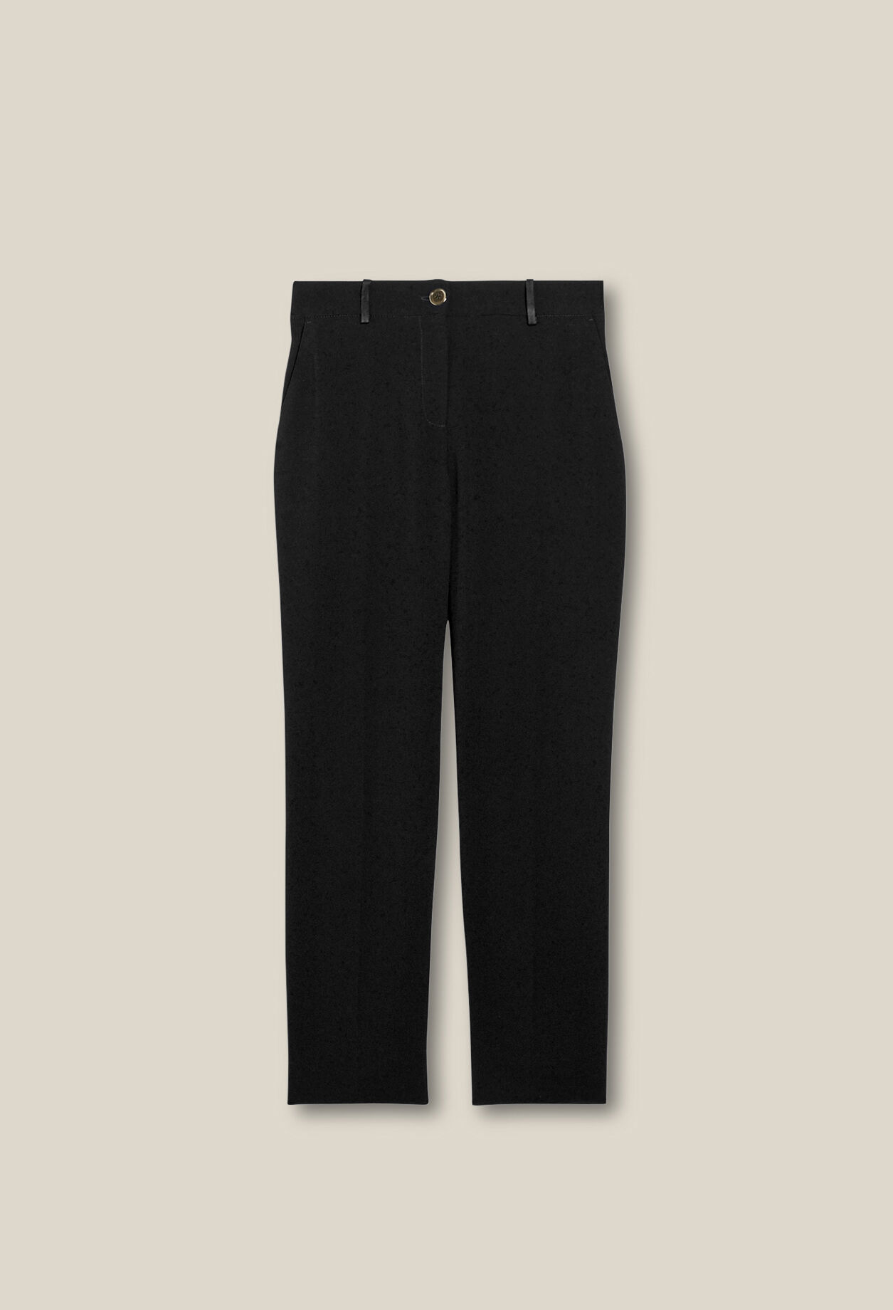 Plain tailored trousers