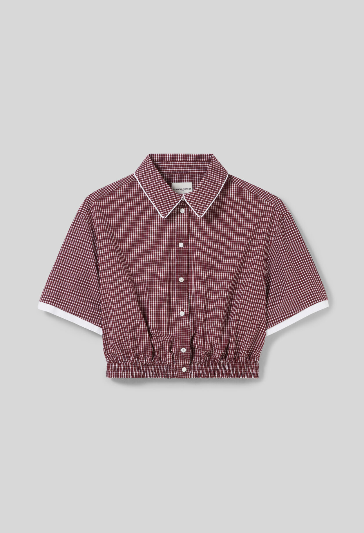 Short checked shirt Short checked shirt