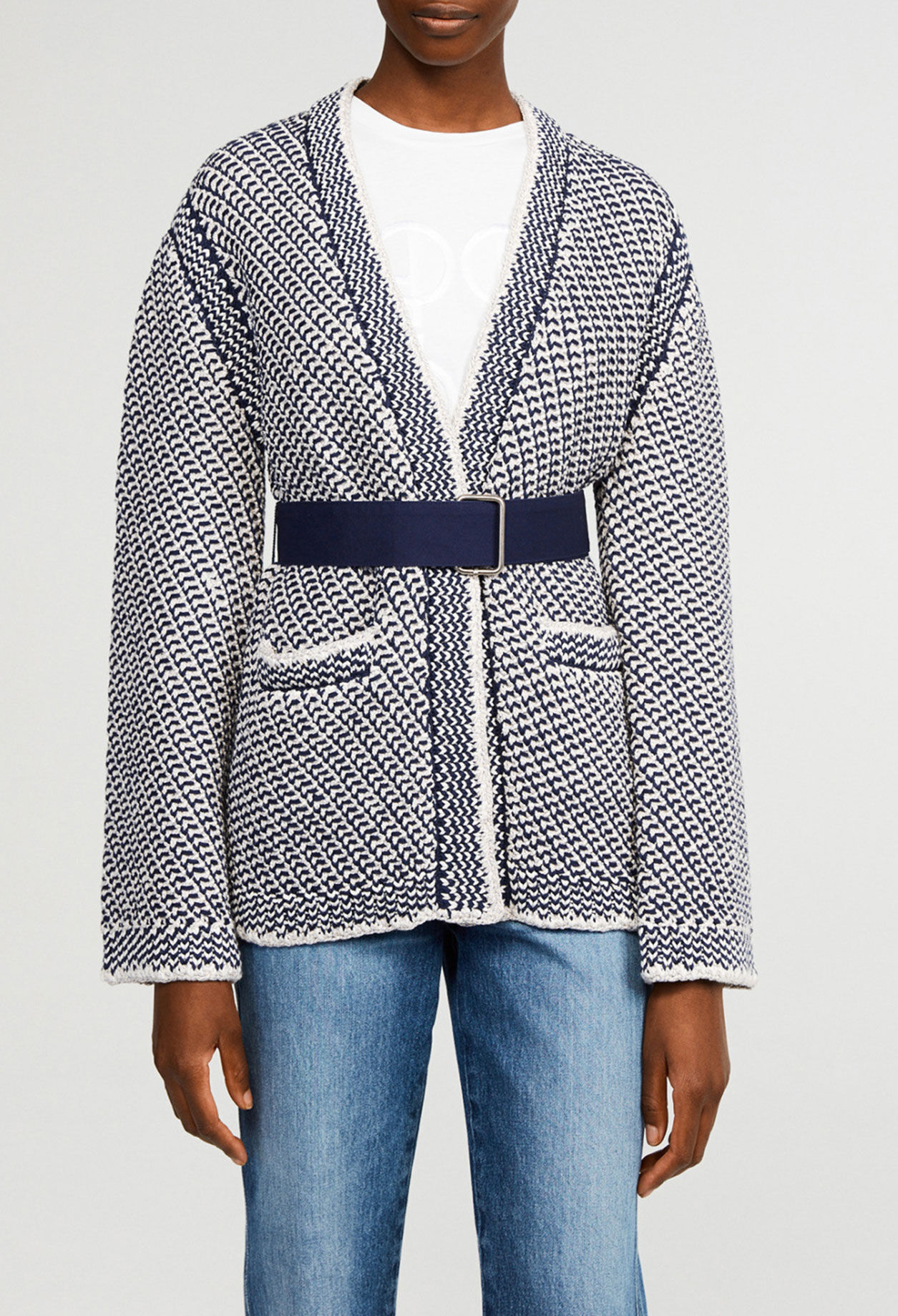 Oversized organic cotton cardigan Oversized organic cotton cardigan