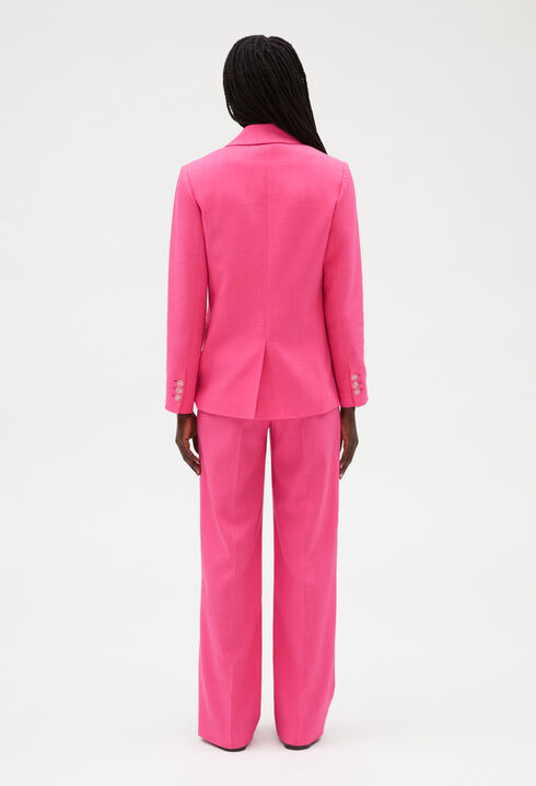 Pink suit jacket