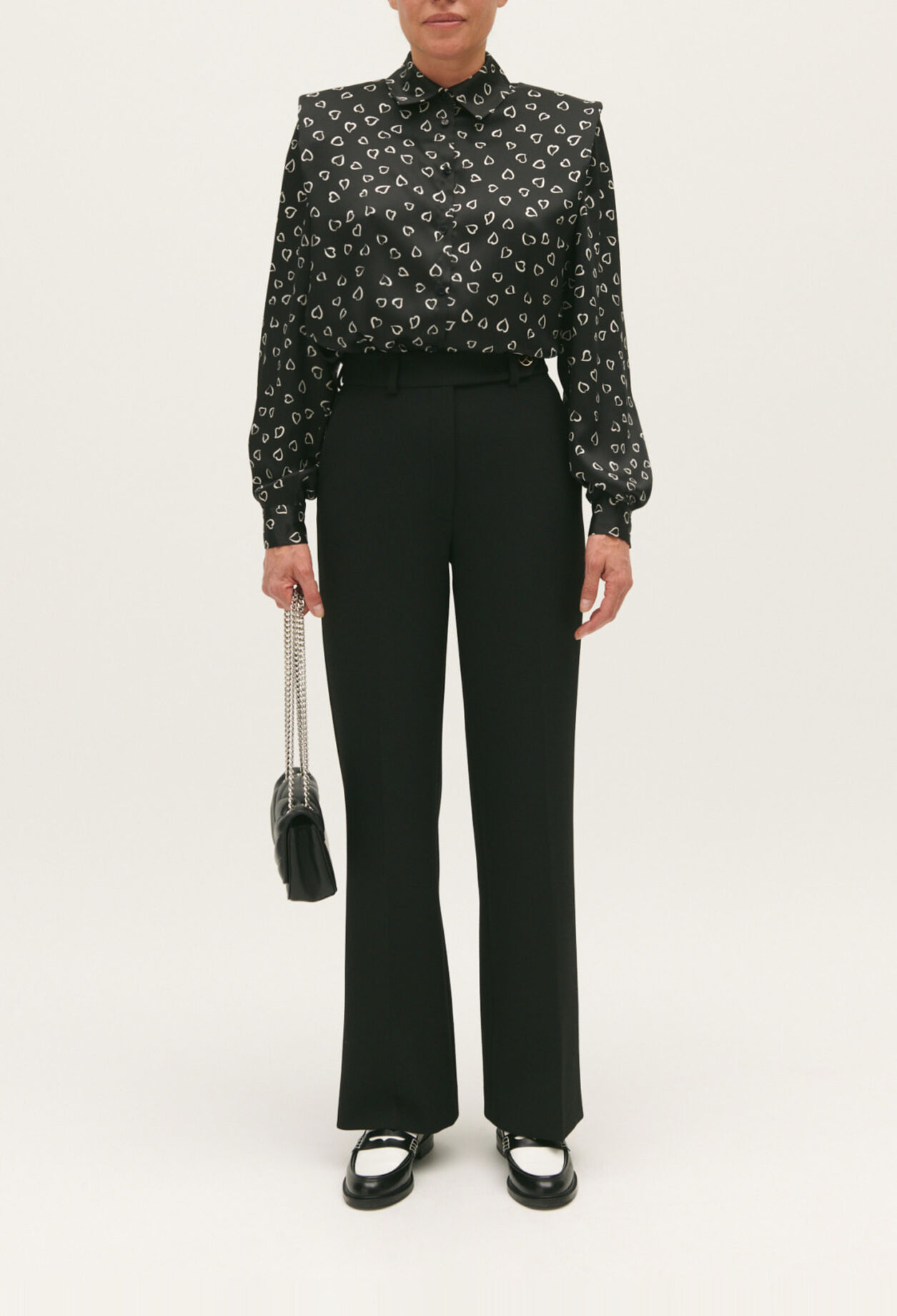 Floaty heart print shirt