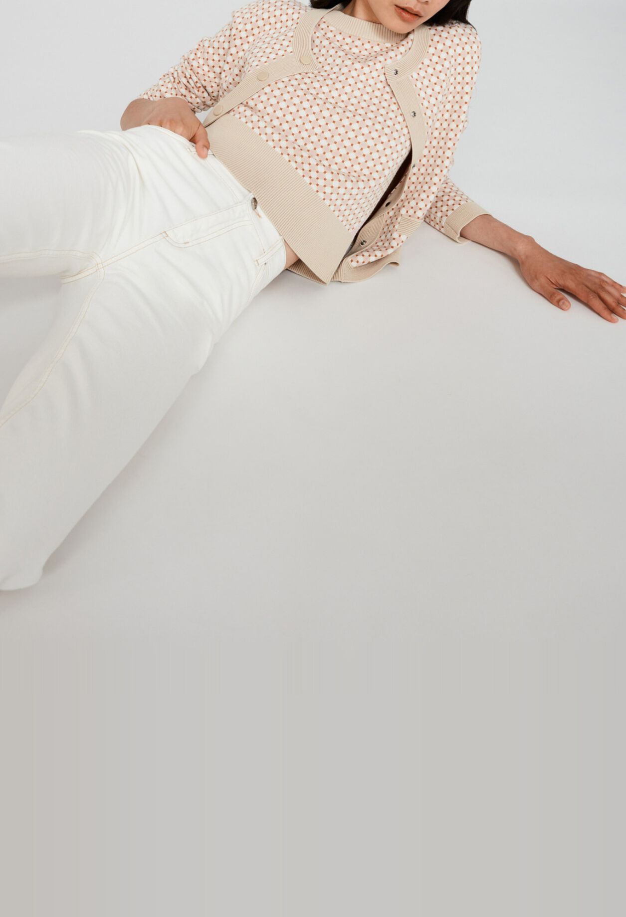 Cardigan maille à motifs Cardigan maille à motifs