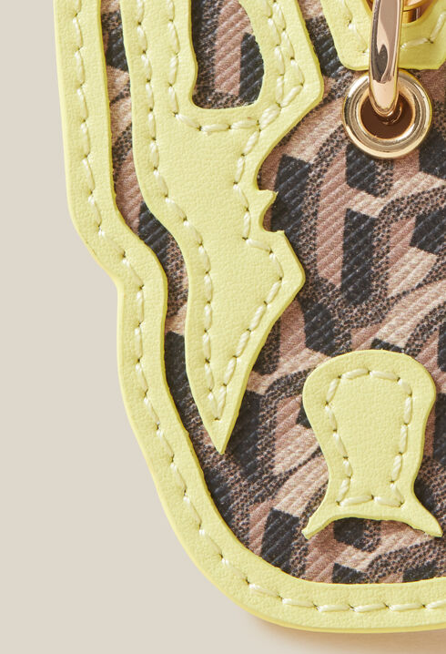 Jean Toto two-tone keyring
