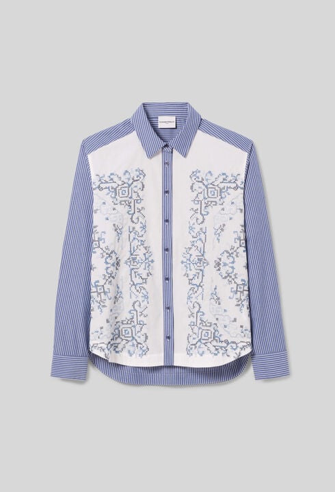 Striped cotton shirt