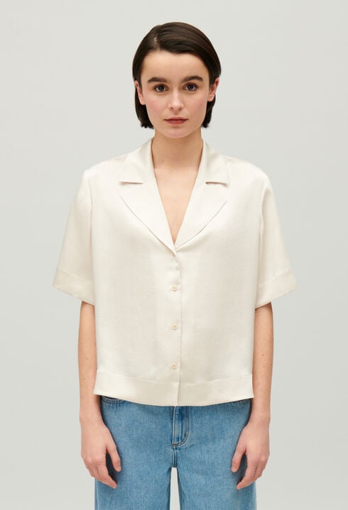 Floaty short-sleeved shirt