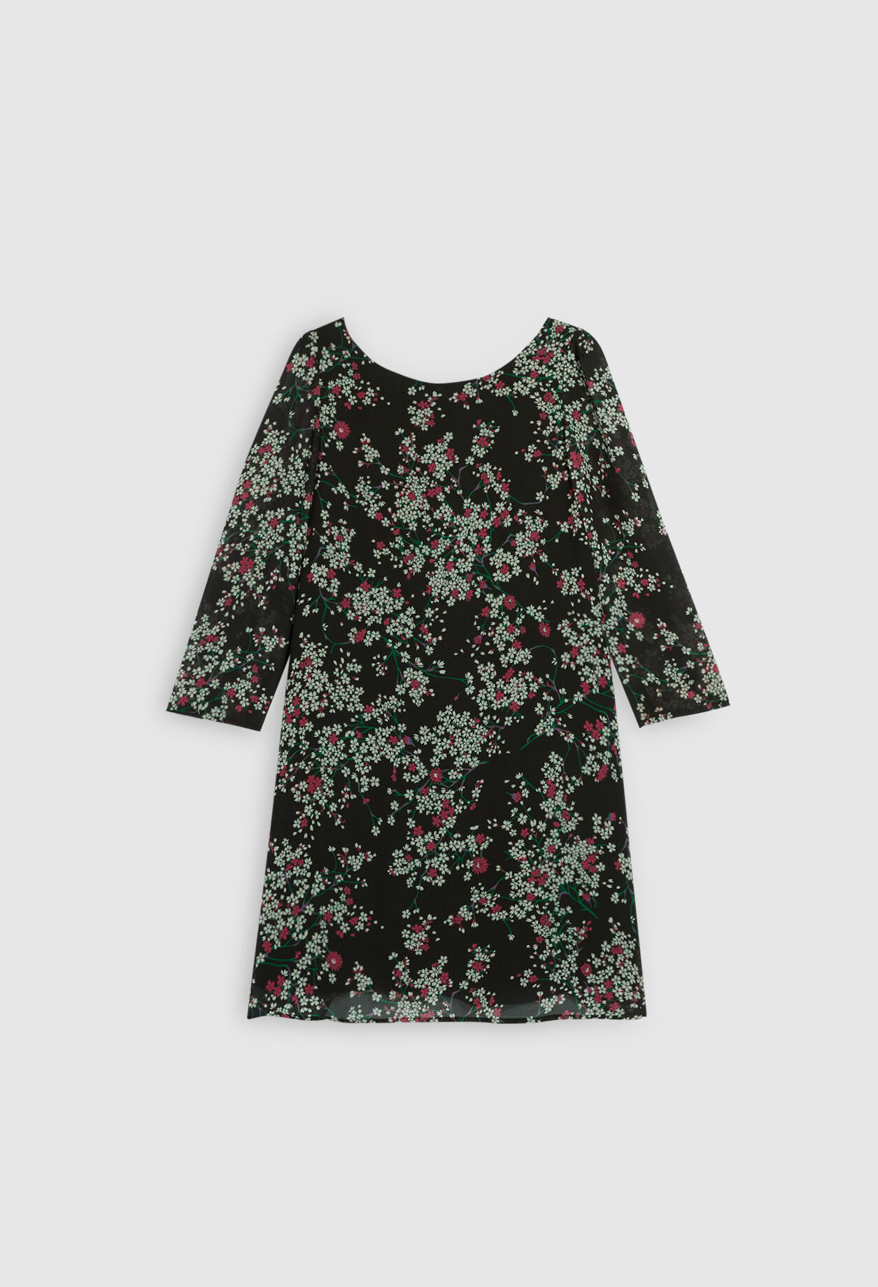 Frilly cherry print dress