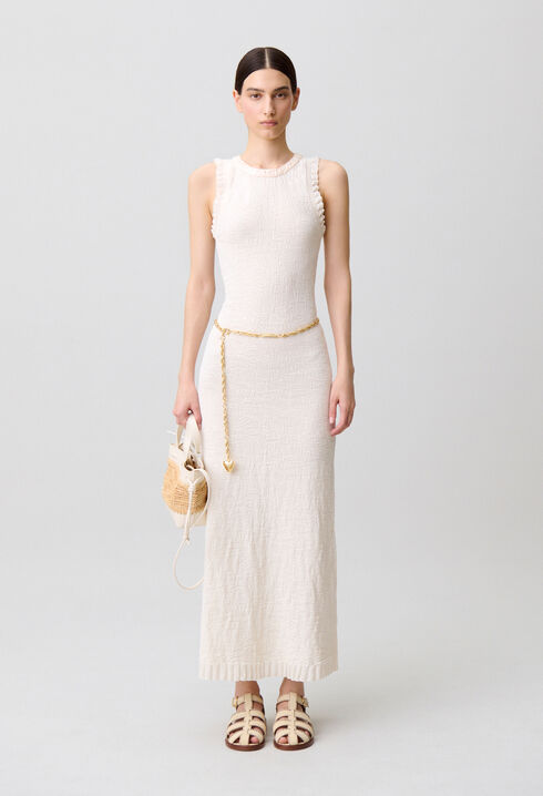 Long knitted dress