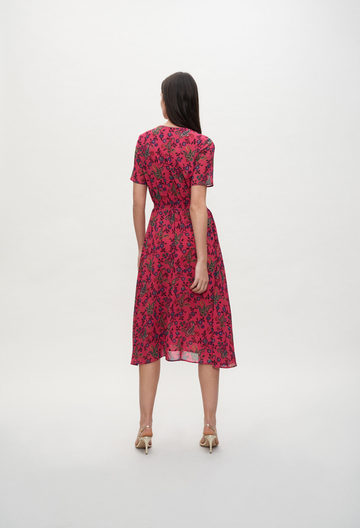 Asymmetrical paisley dress Asymmetrical paisley dress