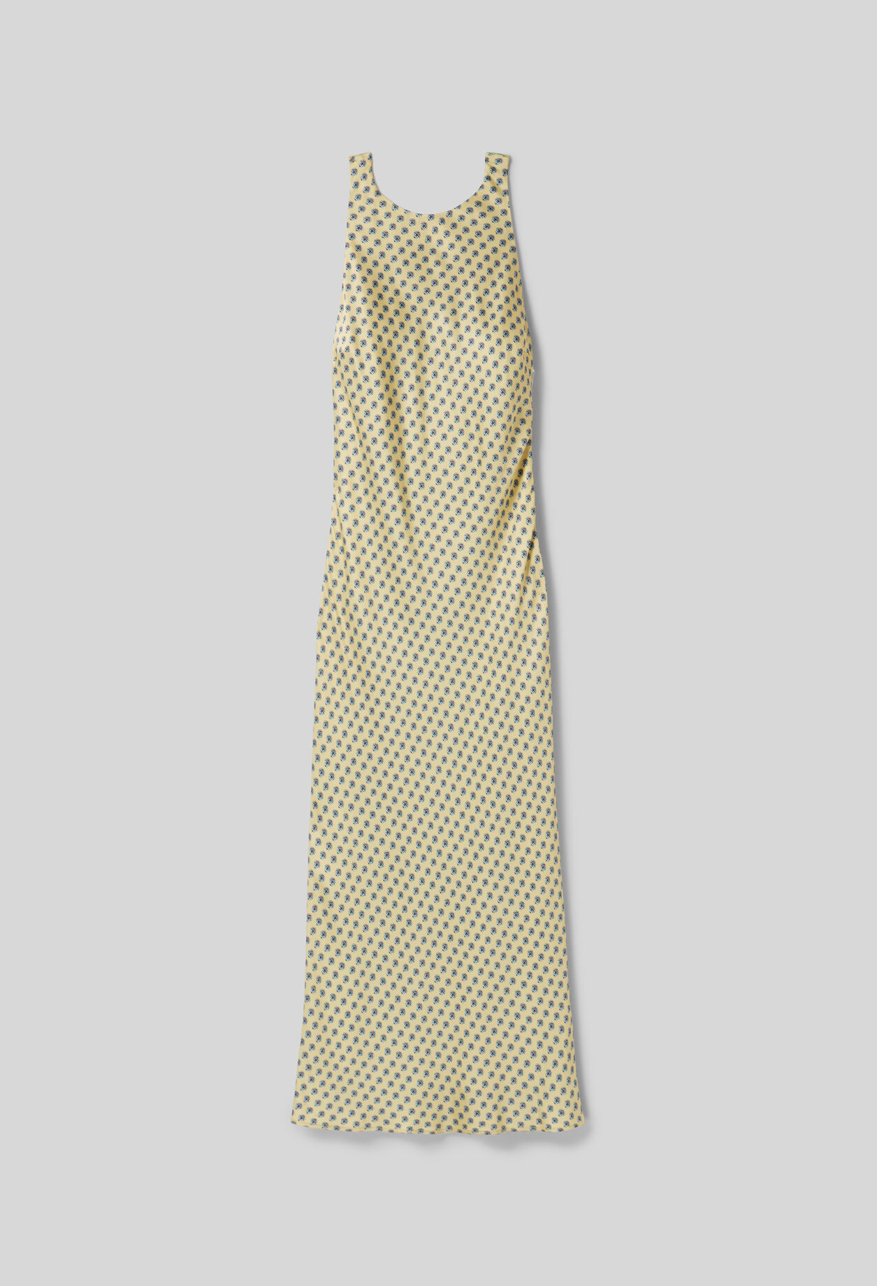 Long satin dress