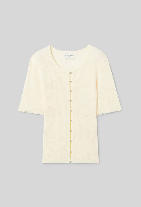 Floral Knit Cardigan