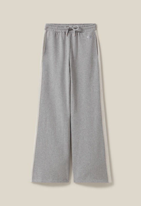 Contrasting grey comfort trousers