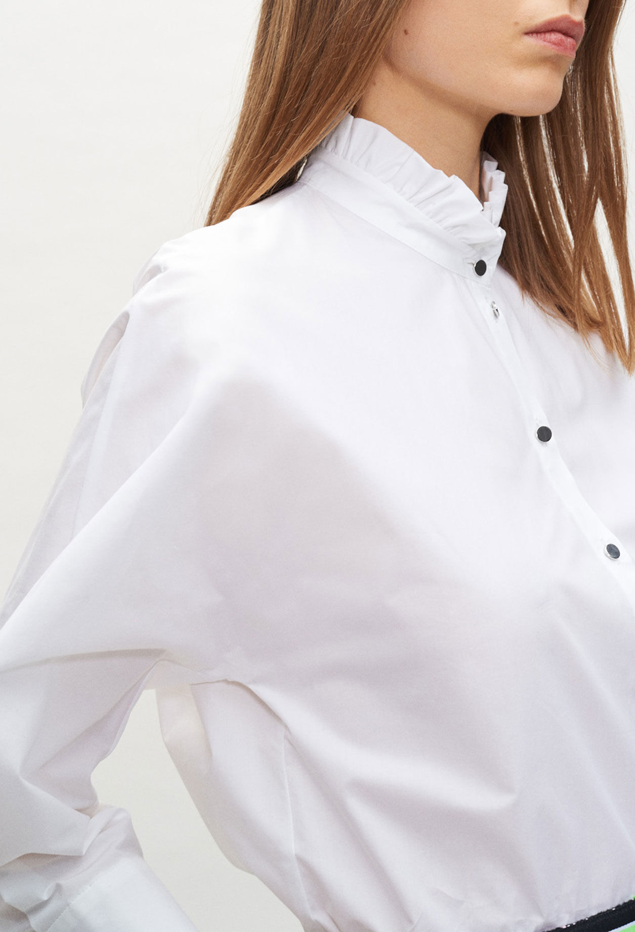 White pussy bow shirt White pussy bow shirt