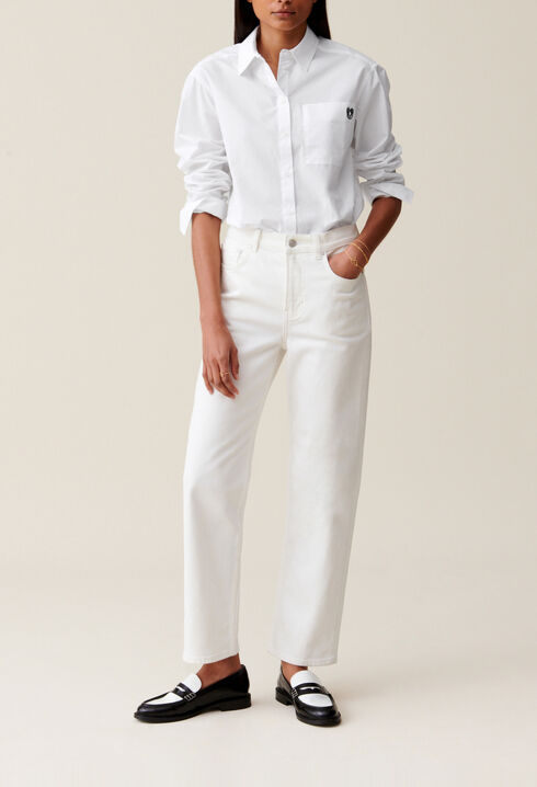 White Toto Jean shirt