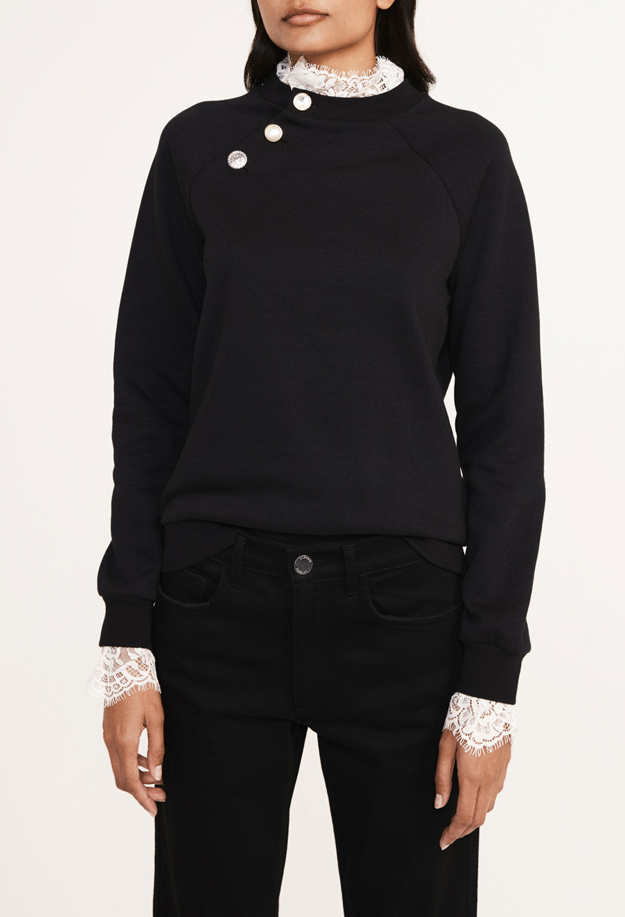 Sweatshirt with collar Sweatshirt with collar