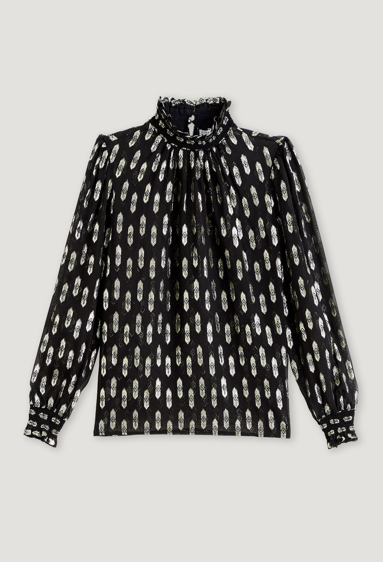 Black embroidered top Black embroidered top