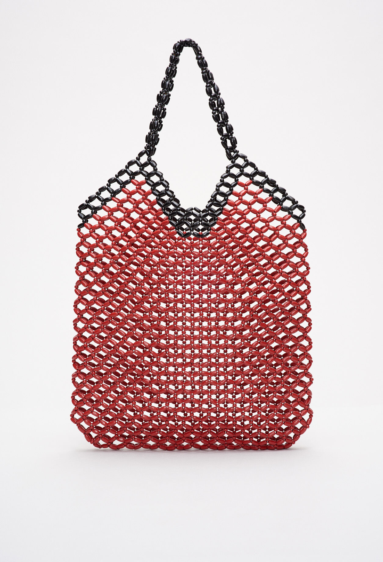 Bag with wooden beads Bag with wooden beads