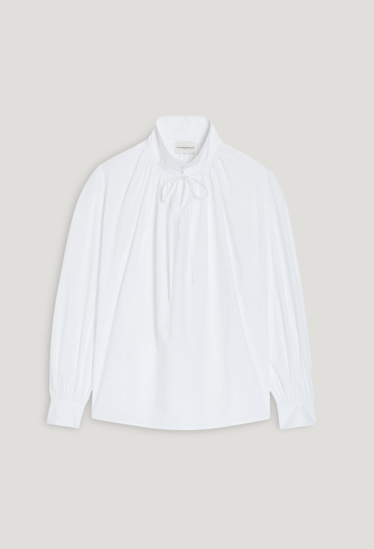 White poplin shirt