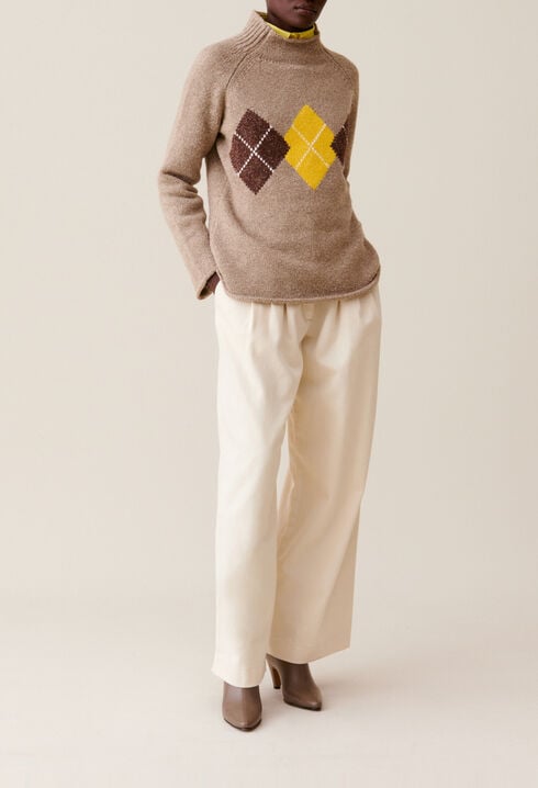 Oversized Roll-Neck Jumper