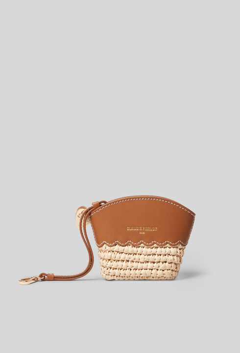 Raffia purse