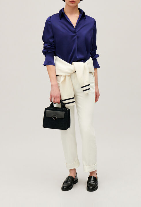 Floaty pleated blouse