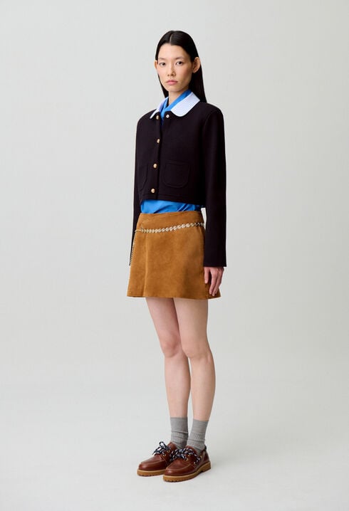 Collared cardigan