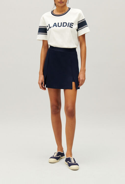Navy blue tennis skirt