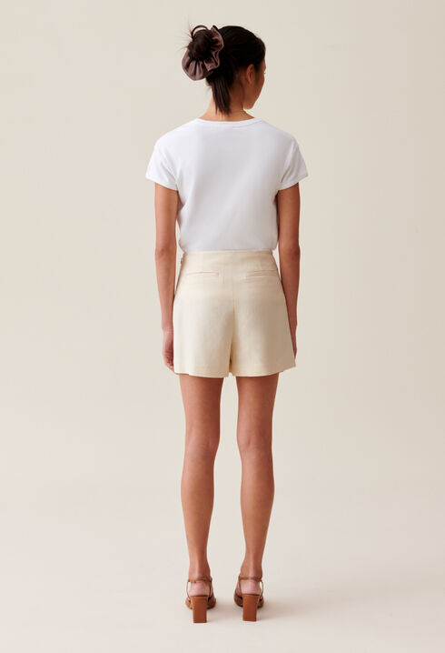 Ivory Wrap Skort