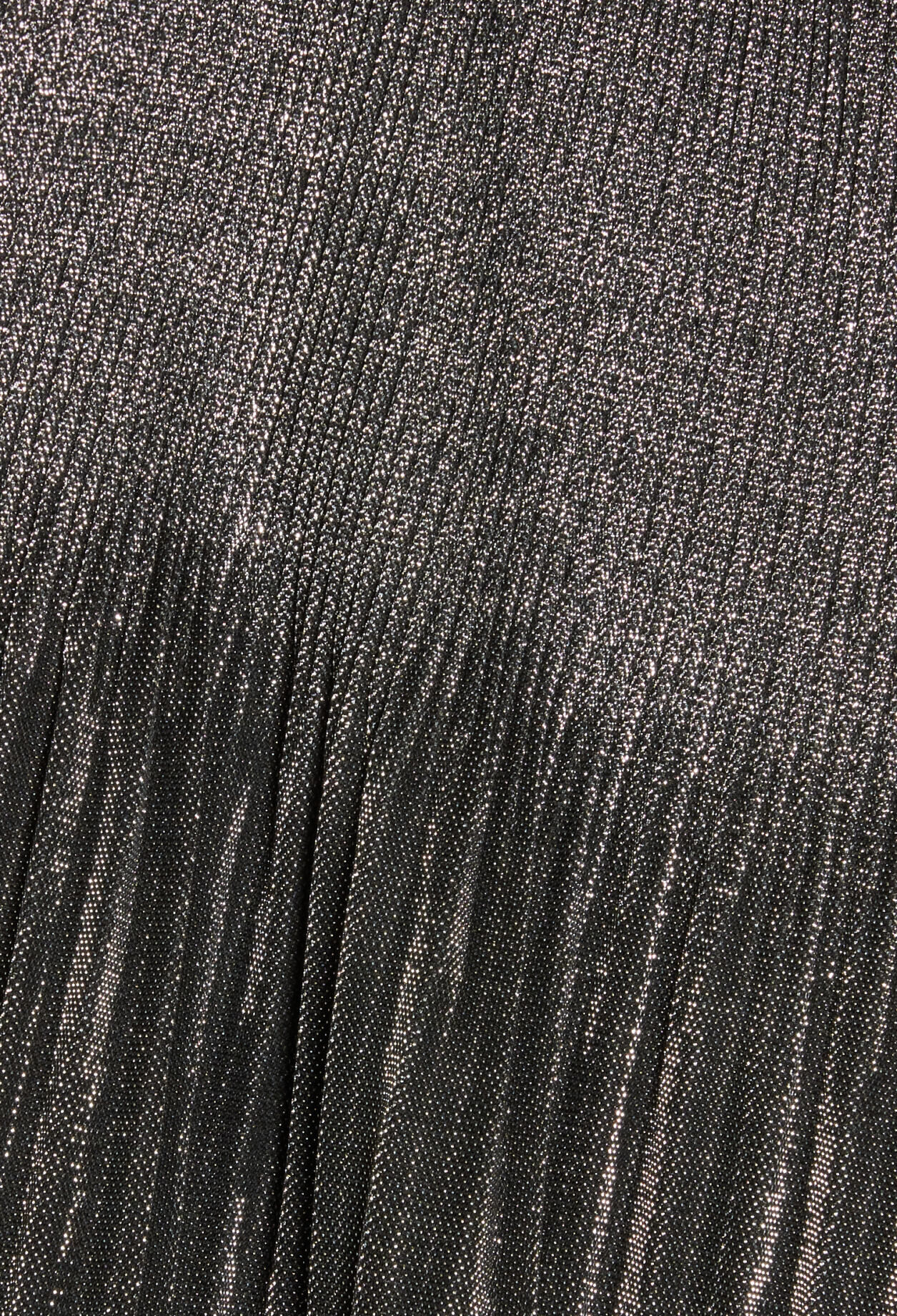 Asymmetric silver long sleeve top