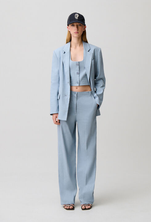 Straight trousers