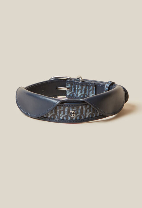 Monogrammed CP dog collar
