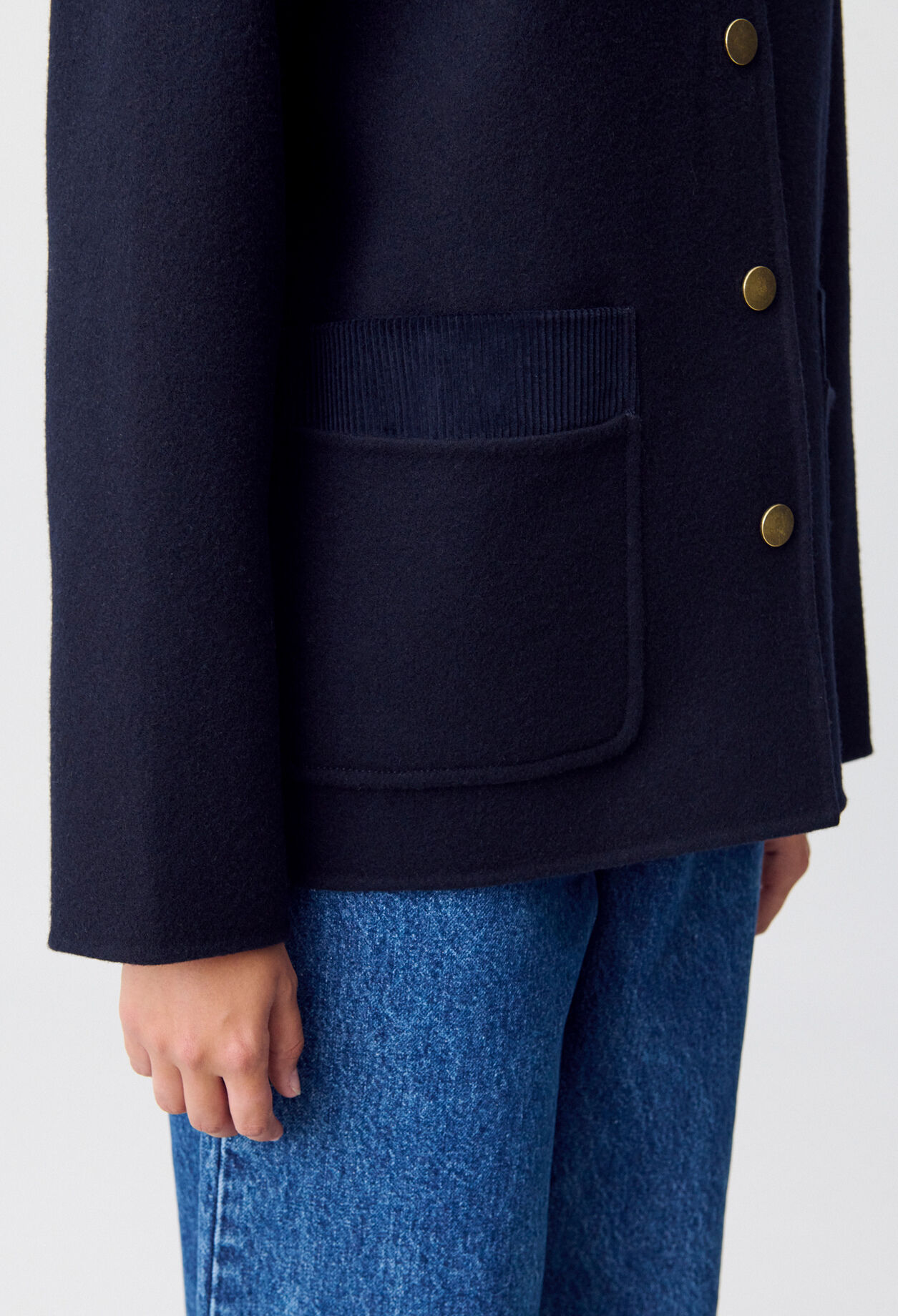 Short Wool Tailored Coat Short Wool Tailored Coat