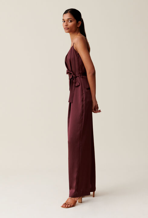 Belted Cappuccino Jumpsuit