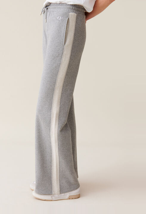Contrasting grey comfort trousers