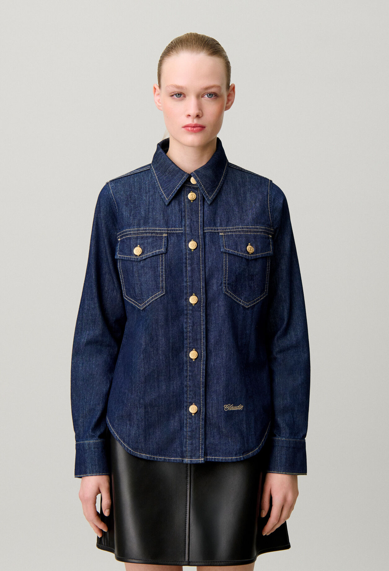 Soft denim shirt