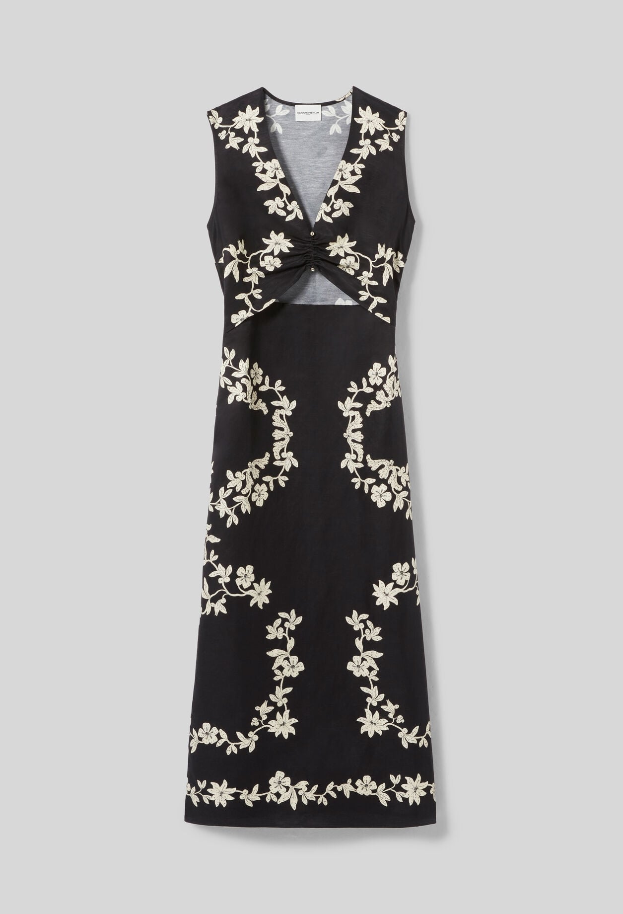 Mid-length floral print dress