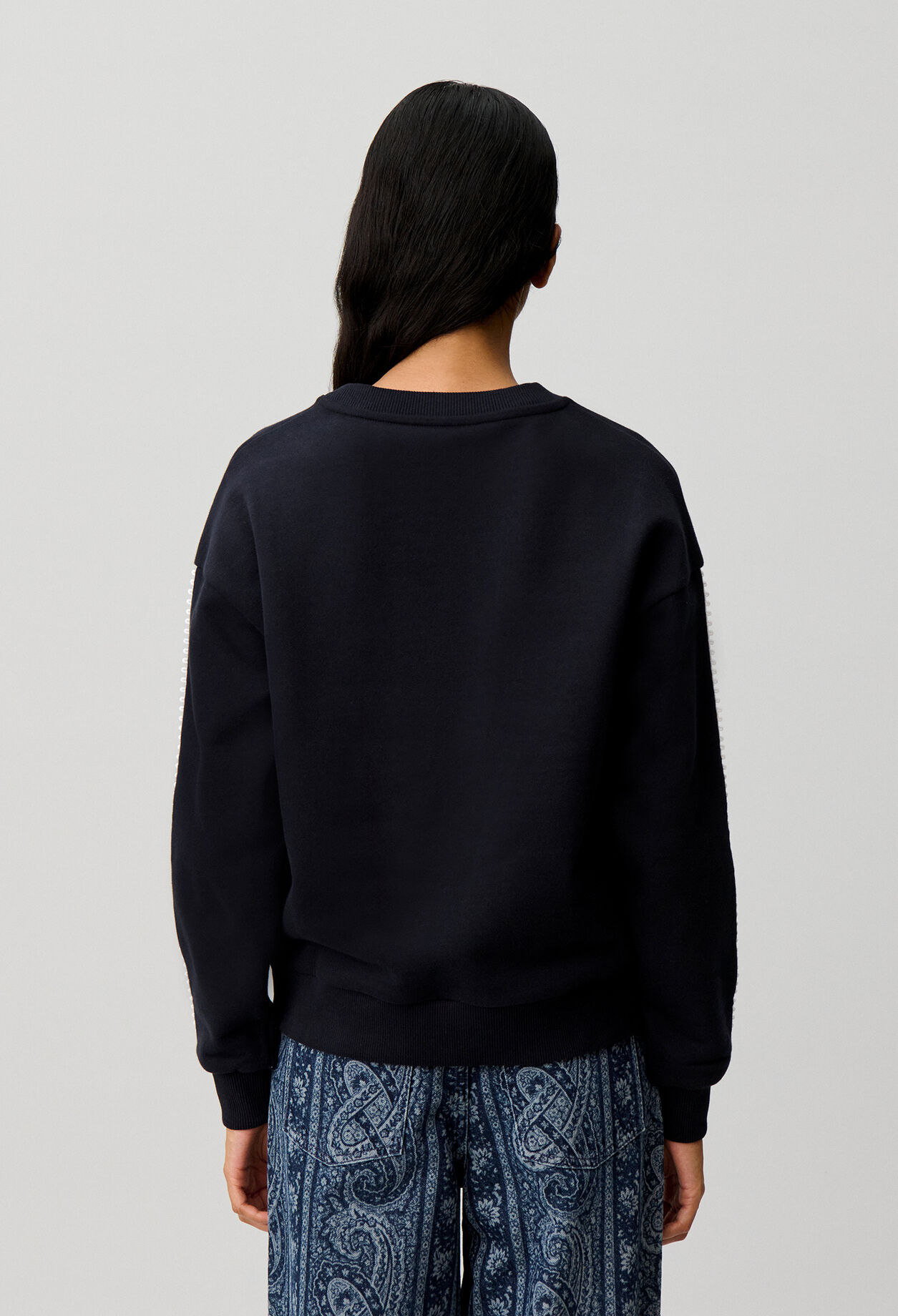 Casual organic cotton C sweatshirt
