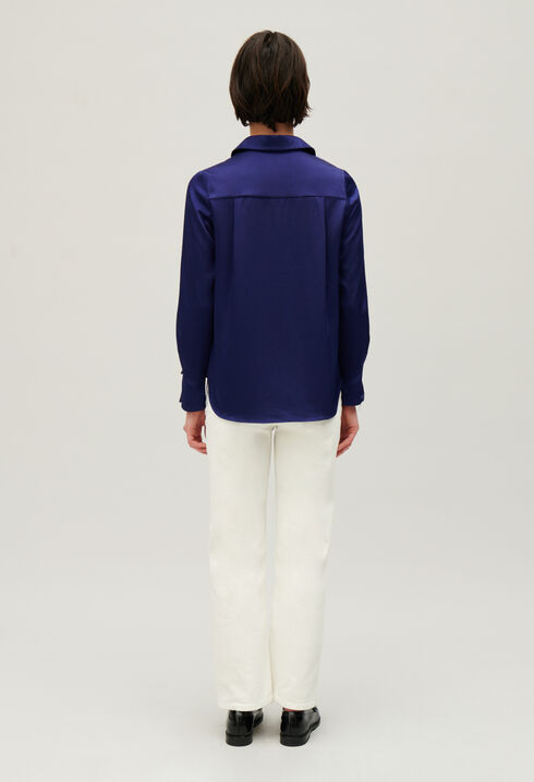 Floaty pleated blouse