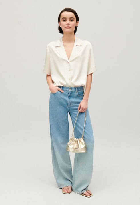 Floaty short-sleeved shirt