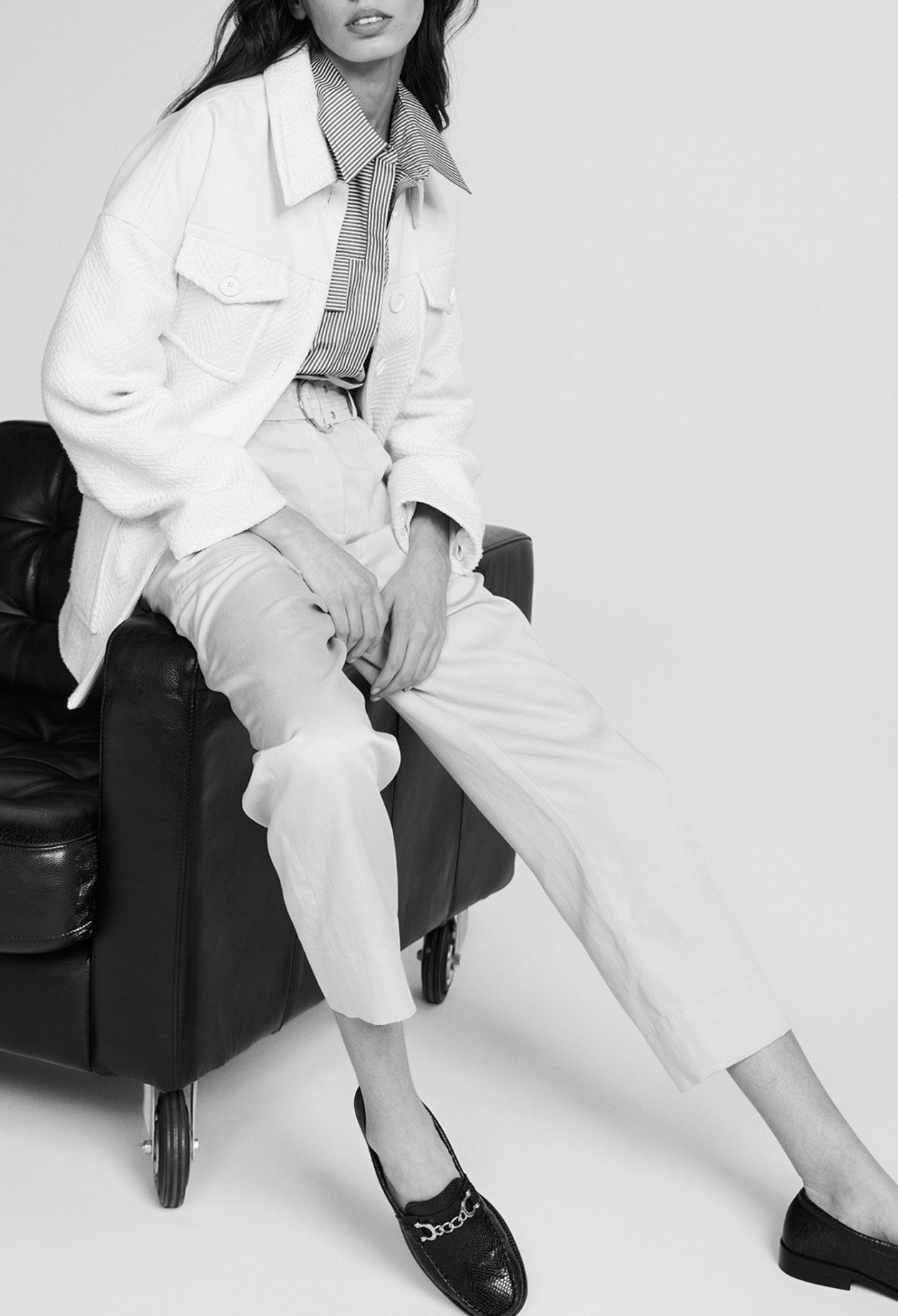 Striped organic cotton shirt Striped organic cotton shirt