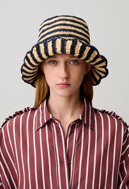 Raffia hat