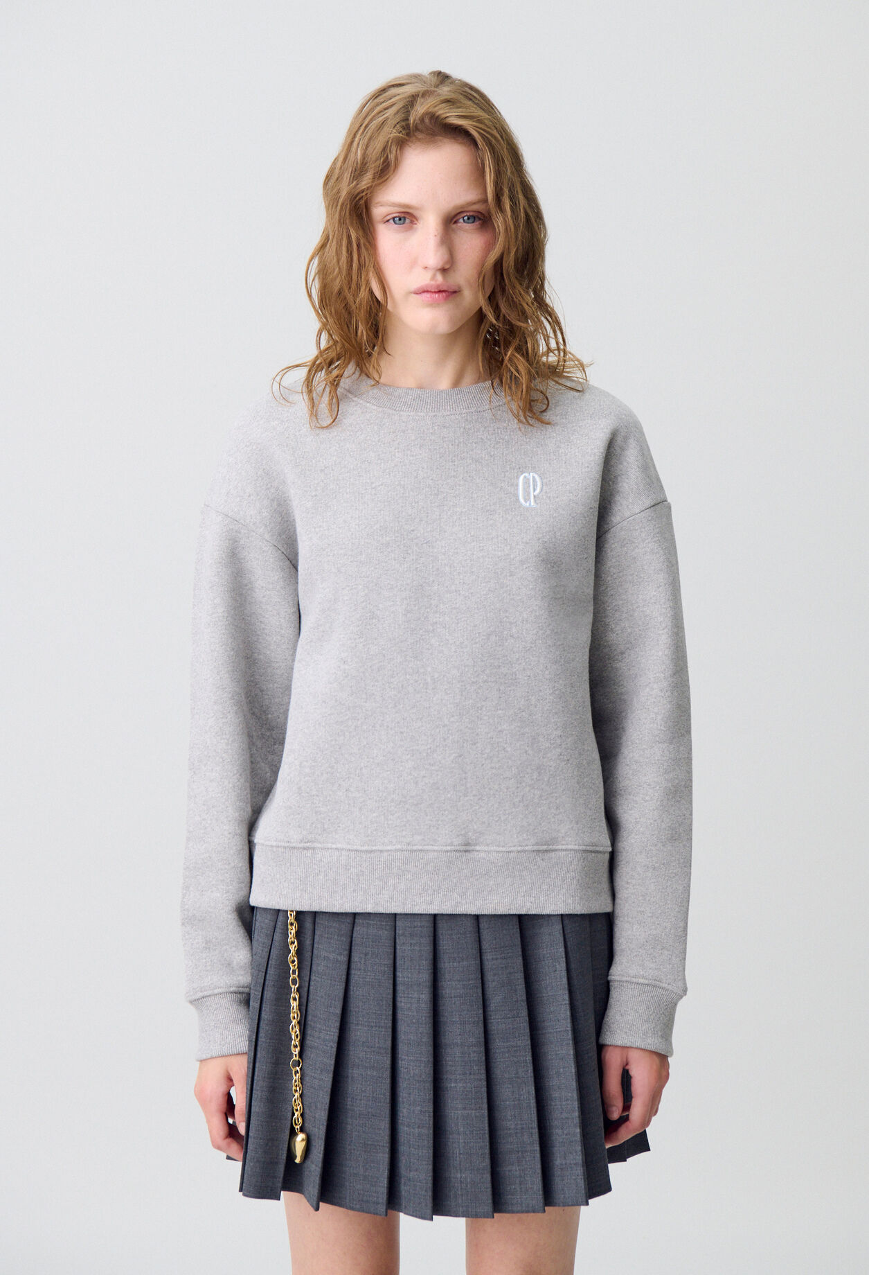 Scarf Collar Sweatshirt Scarf Collar Sweatshirt