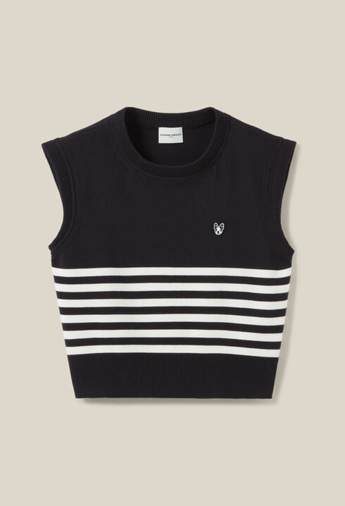 Striped Toto Sleeveless Top