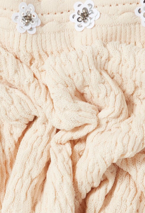 Floral embroidered top