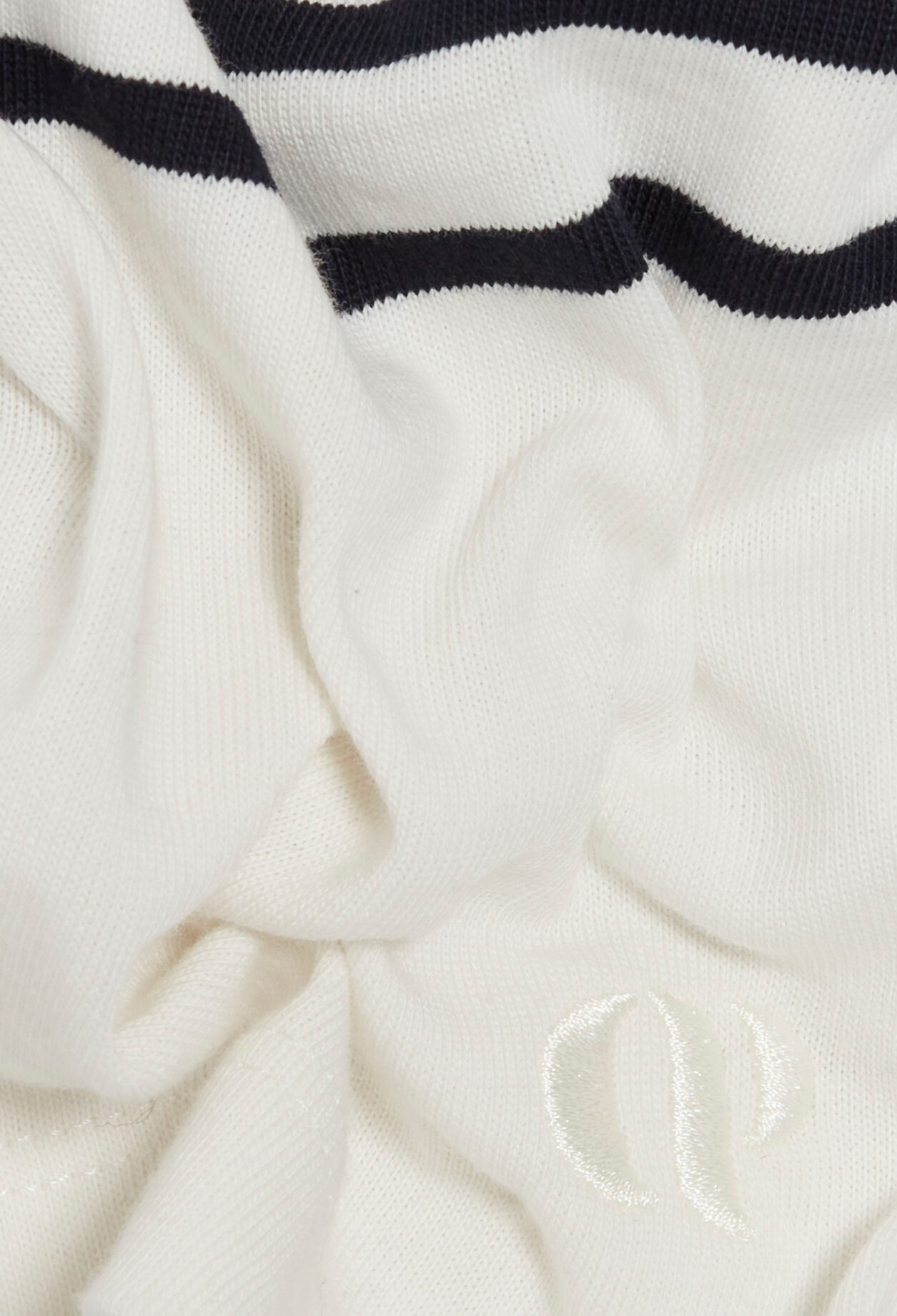 Ecru striped T-shirt