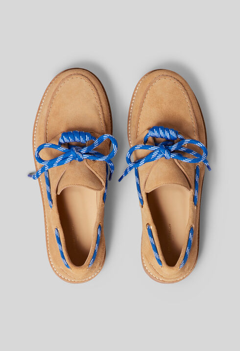 Suede boat shoes