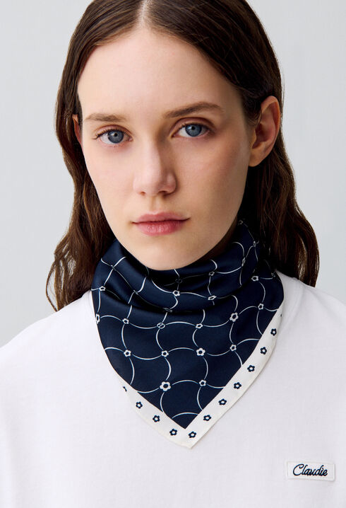 Foulard carré imprimé